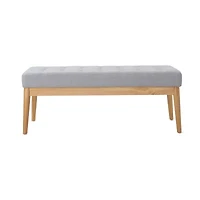 Saxon Upholstered Tufted Bench