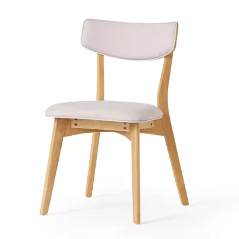 Chazz 2-pc. Upholstered Side Chair in Light Beige