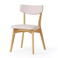 Chazz 2-pc. Upholstered Side Chair in Light Beige
