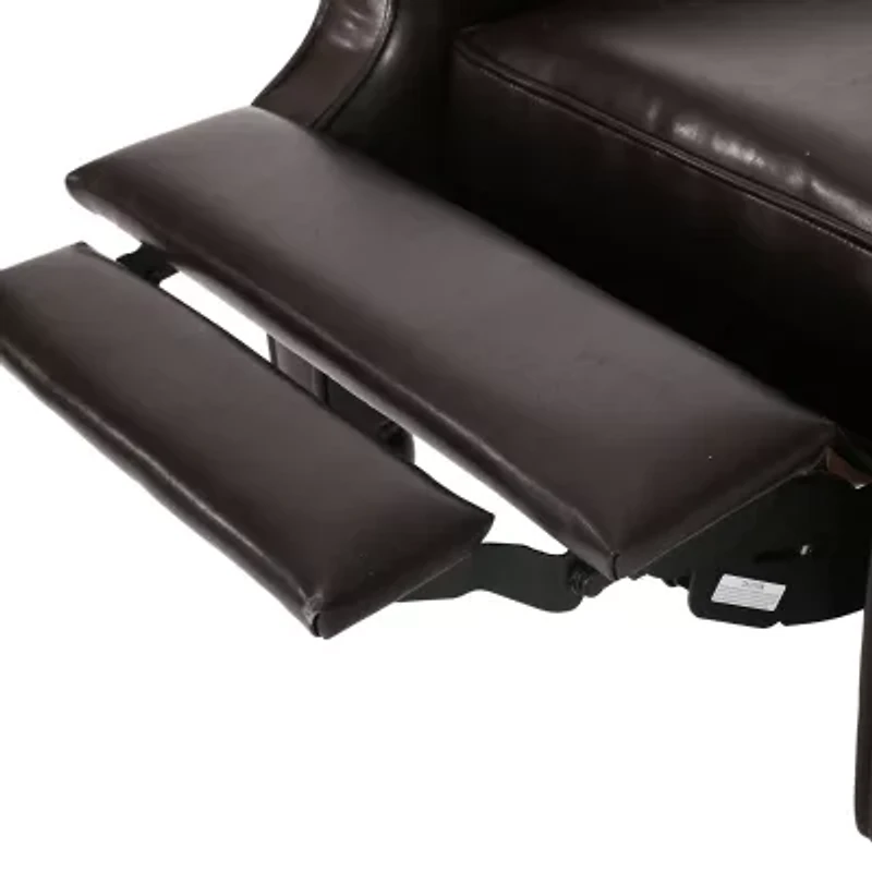 Walter Tufted Roll-Arm Recliner