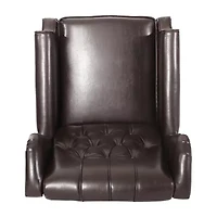 Walter Tufted Roll-Arm Recliner