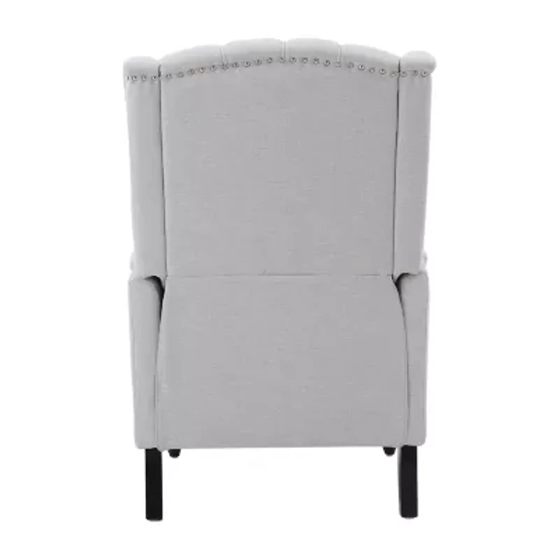 Walter Tufted Roll-Arm Recliner