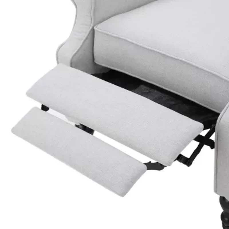 Walter Tufted Roll-Arm Recliner
