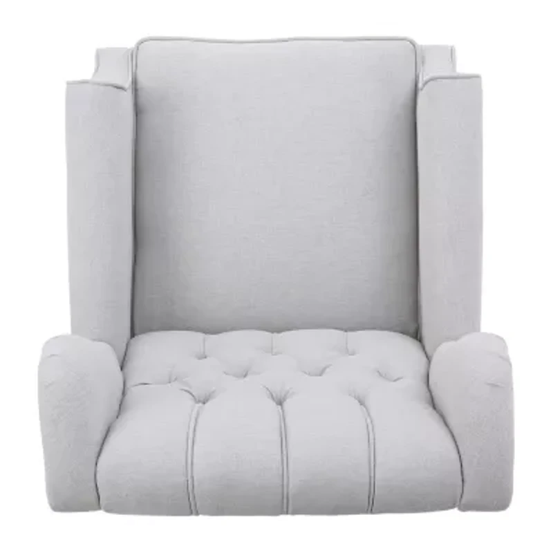 Walter Tufted Roll-Arm Recliner
