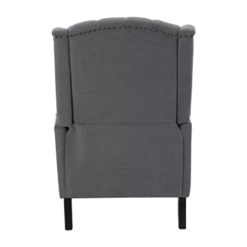 Walter Tufted Roll-Arm Recliner
