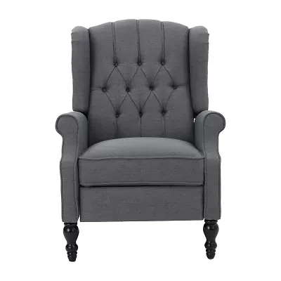 Walter Tufted Roll-Arm Recliner