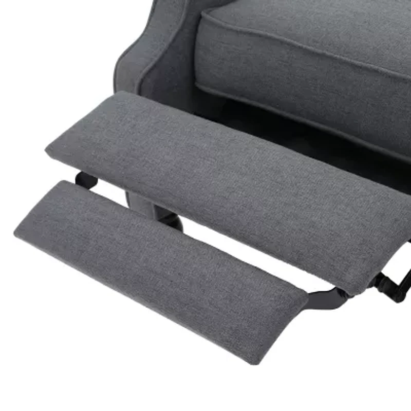 Walter Tufted Roll-Arm Recliner