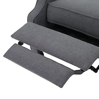 Walter Tufted Roll-Arm Recliner