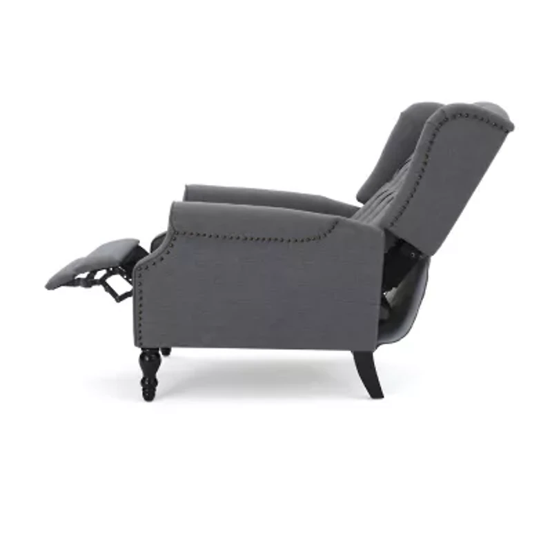 Walter Tufted Roll-Arm Recliner