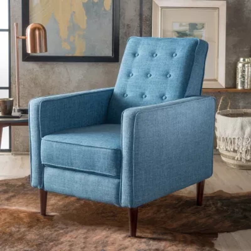 Mervynn Tufted Track-Arm Recliner