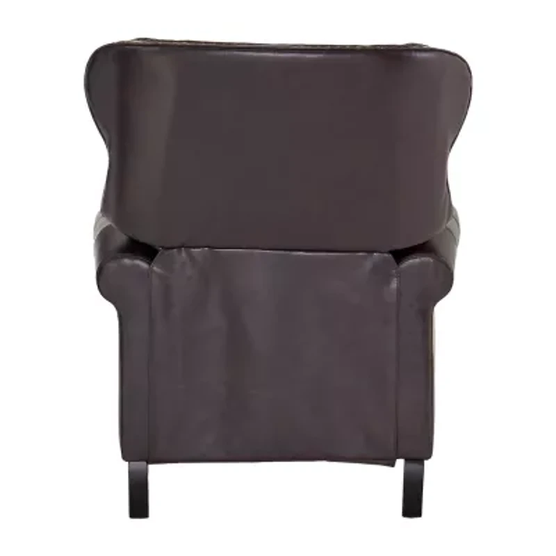 Walder Tufted Roll-Arm Recliner