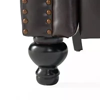 Walder Tufted Roll-Arm Recliner