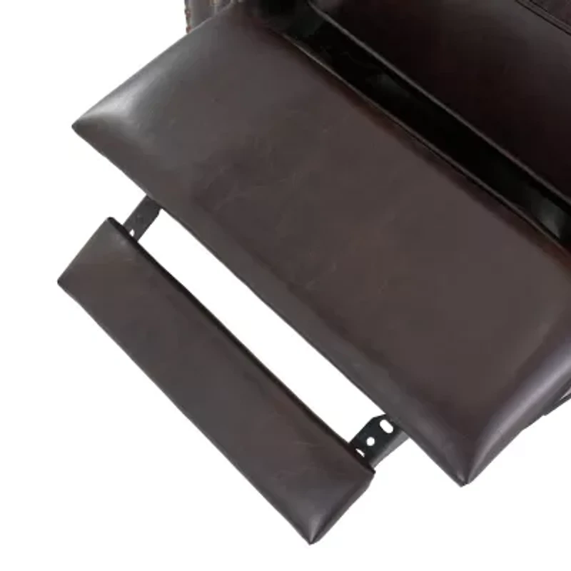 Walder Tufted Roll-Arm Recliner