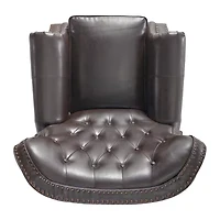 Walder Tufted Roll-Arm Recliner