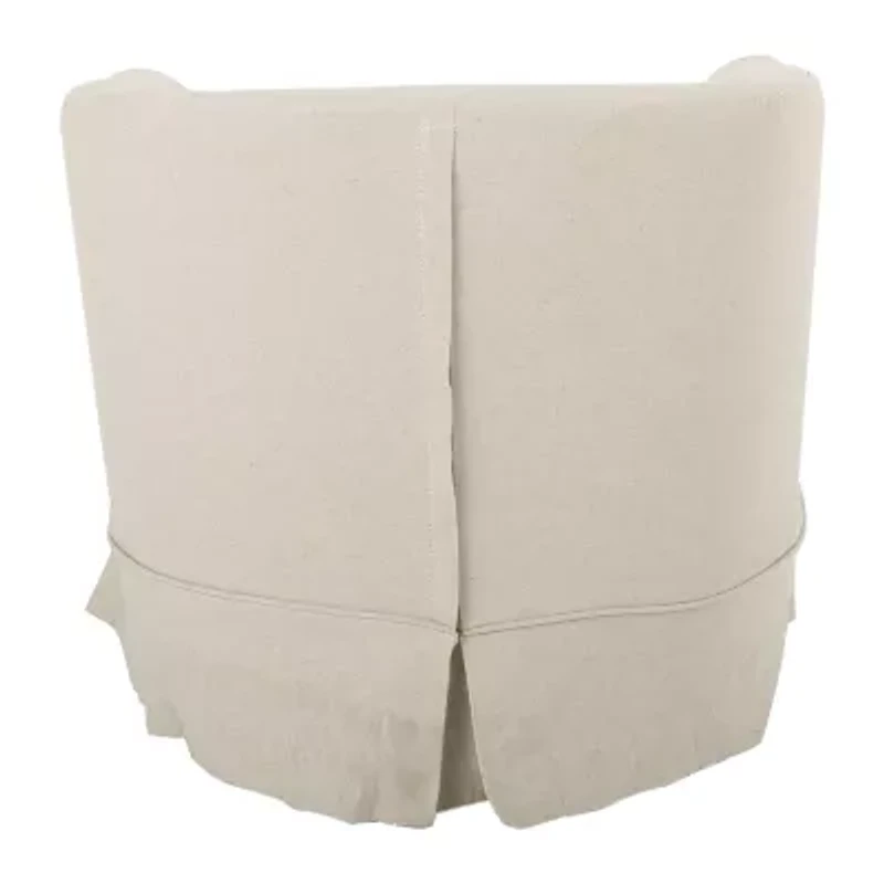 Cecilia Swivel Upholstered Club Chair