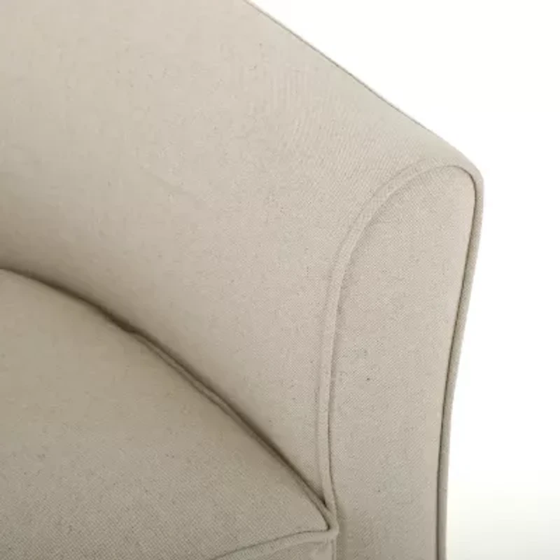 Cecilia Swivel Upholstered Club Chair