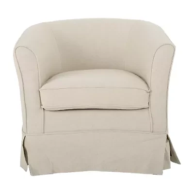 Cecilia Swivel Upholstered Club Chair