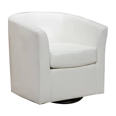 Daymian Swivel Upholstered Club Chair