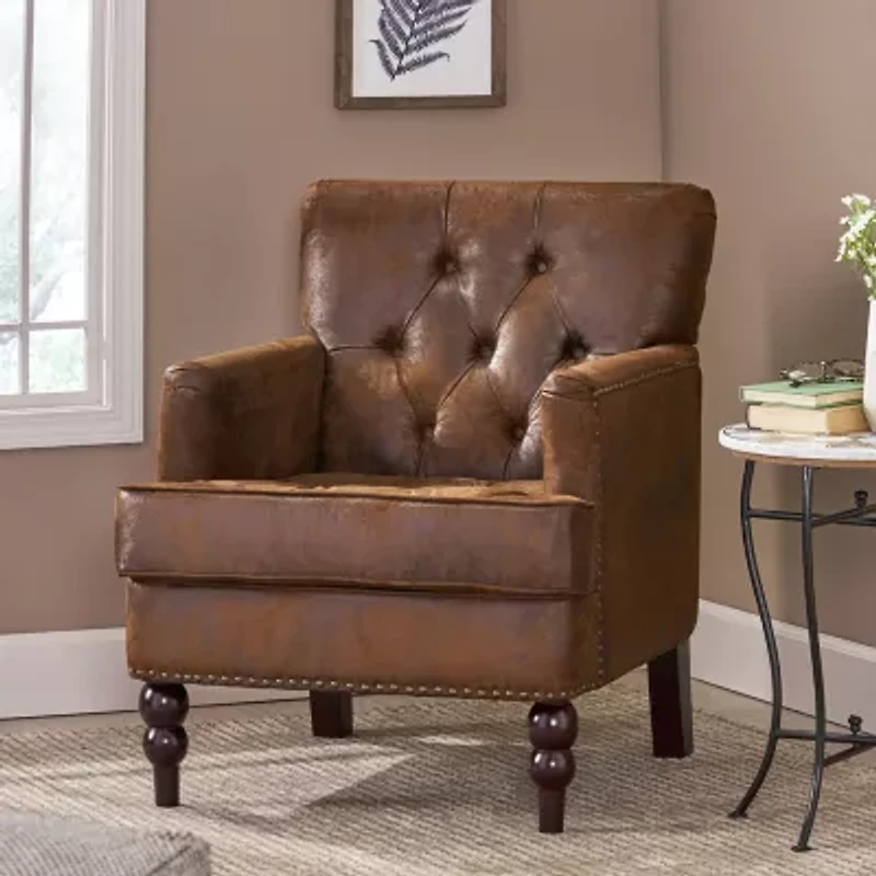 Malone Tufted Upholstered Club Chair