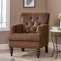 Malone Tufted Upholstered Club Chair