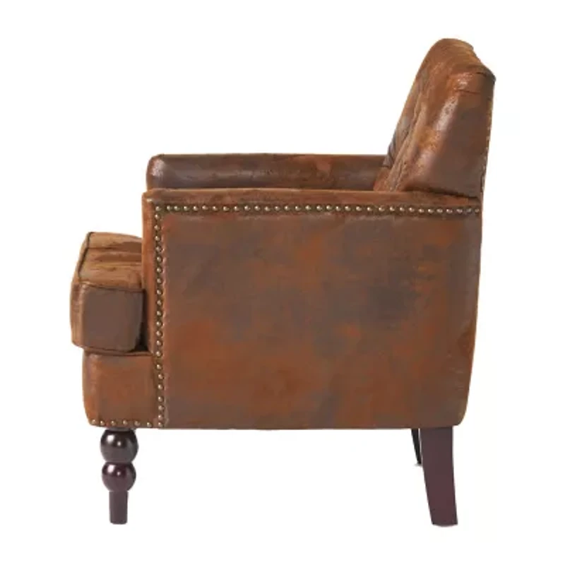 Malone Tufted Upholstered Club Chair