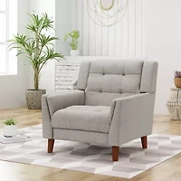 Candace Tufted Upholstered Armchair
