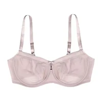Curvy Couture Sheer Mesh Unlined Balconette-1611