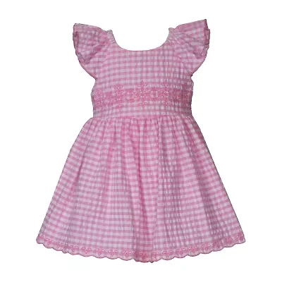 Bonnie Jean Toddler Girls Short Sleeve Flutter Fit + Flare Dress