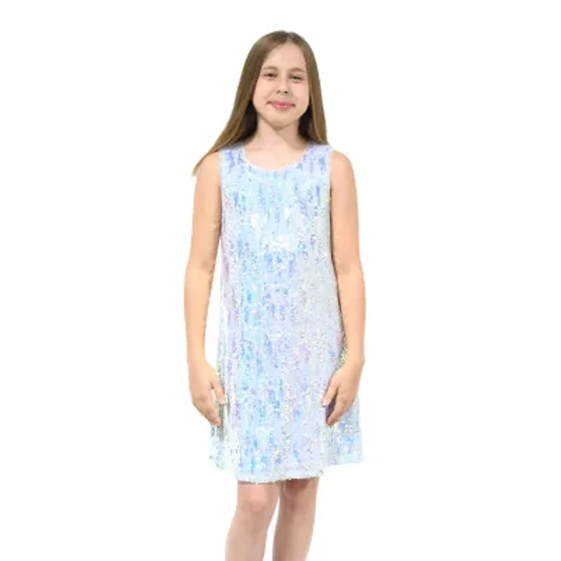 Lilt Big Kid Girls Sleeveless A-Line Dress