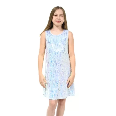 Lilt Big Kid Girls Sleeveless A-Line Dress