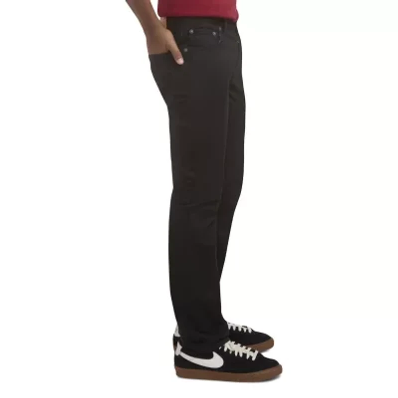 Levi's 511 Sueded Big Kid Boys Adjustable Waist Slim Fit Pant