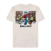 Mens Short Sleeve Transformers Graphic T-Shirt