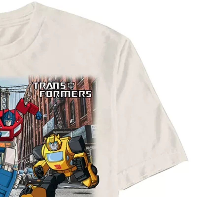 Mens Short Sleeve Transformers Graphic T-Shirt