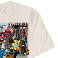 Mens Short Sleeve Transformers Graphic T-Shirt