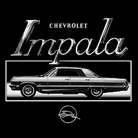 Mens Short Sleeve Chevrolet Impala Graphic T-Shirt
