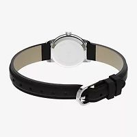 Timex® Easy Reader Womens Black Strap Watch