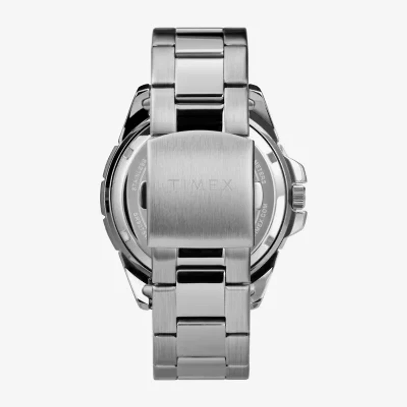 Timex Mens Silver Tone Stainless Steel Bracelet Watch Tw2u70400ji