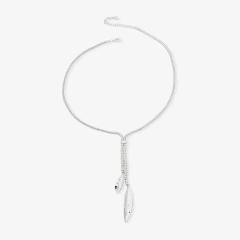 Worthington Silver Tone Bolo Womens 22 Inch Y Necklace