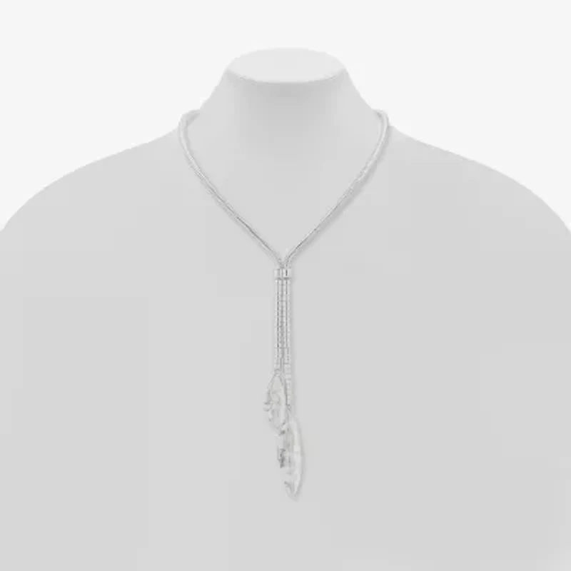 Worthington Silver Tone Bolo Womens 22 Inch Y Necklace