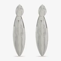 Worthington Silver Tone Womens Drop Earrings