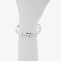 Worthington Silver Tone Womens 2-pc. Bracelet Set