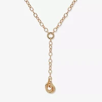 Worthington Gold Tone Womens 22 Inch Y Necklace