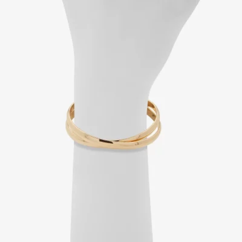 Worthington Gold Tone Womens Cuff Bracelet