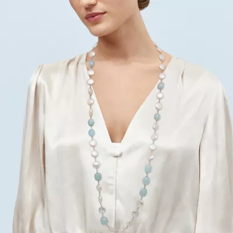 Limited Quantities! Womens White Inch Strand Necklace