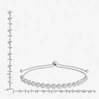 1 CT. T.W.  Diamond Bolo Bracelet in 10K White Gold