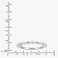 (H-I / Si1-Si2) Womens 1/2 CT. T.W. Lab Grown White Diamond 10K Gold Wedding Band