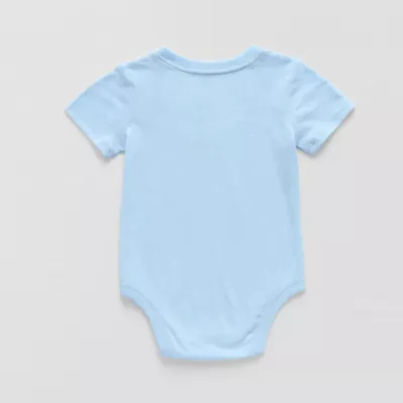 Okie Dokie Baby Boys Crew Neck Short Sleeve Bodysuit