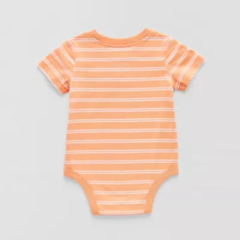 Okie Dokie Baby Boys Crew Neck Short Sleeve Bodysuit
