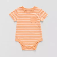 Okie Dokie Baby Boys Crew Neck Short Sleeve Bodysuit