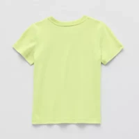 Okie Dokie Toddler & Little Boys Crew Neck Short Sleeve Regular Fit Graphic T-Shirt